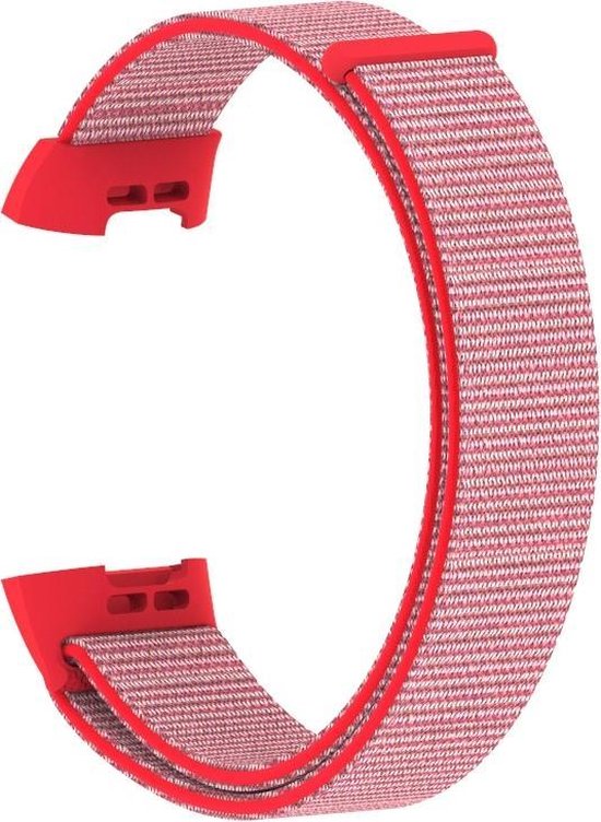 Charge 3 & 4 Nylon Sport Band - Roze - Geschikt Voor Fitbit ...