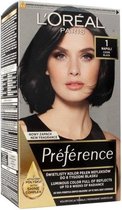 L'Oreal - Preference Hair Dye 1 Napoli Black