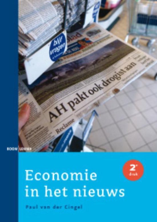 Cover van het boek 'Economie in het nieuws' van Paul van der Cingel