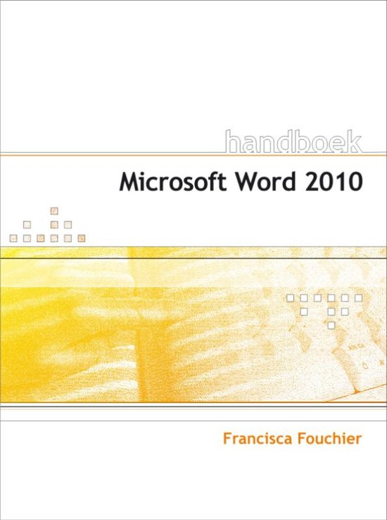 Cover van het boek 'Microsoft Word 2010' van Francisca Fouchier