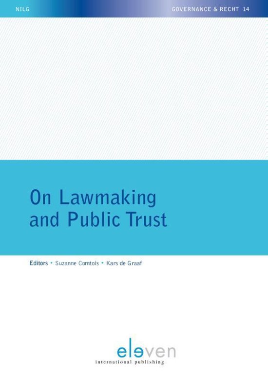 Boek cover On Lawmaking and Public Trust van Comtois, Suzanne (Paperback)
