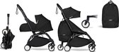 Babyzen YOYO² buggy COMPLEET vanaf de geboorte en inclusief YOYO Bag -  zwart met frame zwart