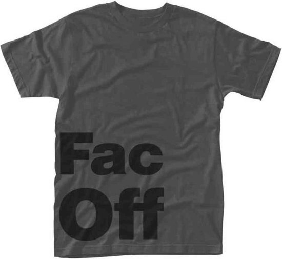 Factory 251 Unisex Tshirt -S- FAC OFF (GREY) Grijs