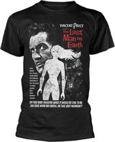 Plan 9 Unisex Tshirt -XL- THE LAST MAN ON EARTH (BLACK) Zwart