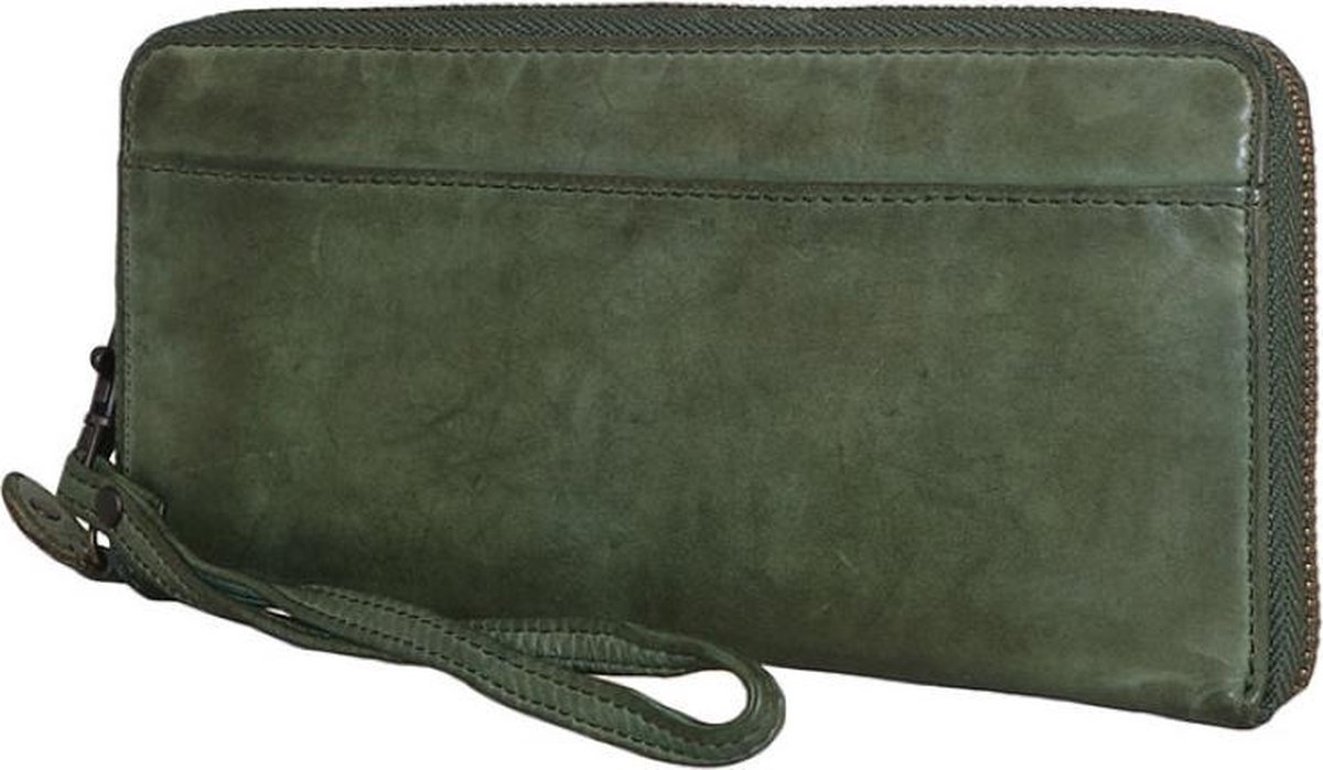 Bear Design Cow Lavato leren dames Portemonnee - Groen