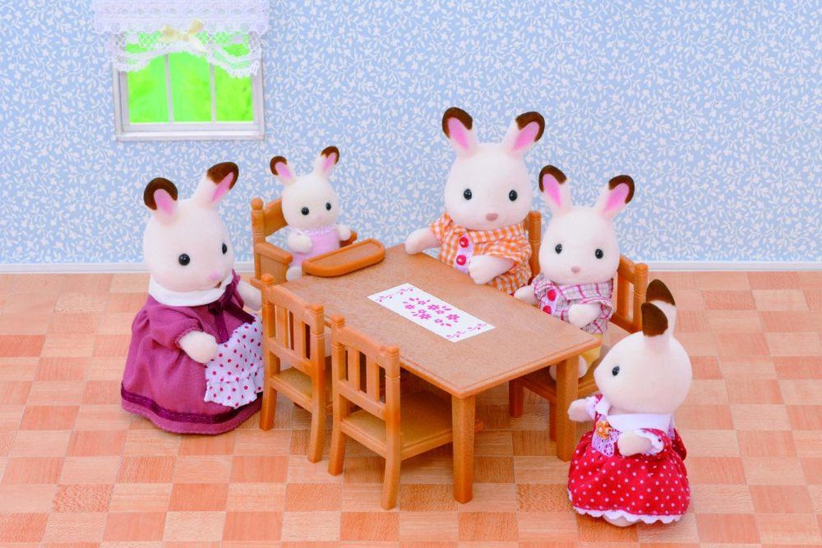 Sylvanian Families 4506 eettafelset-poppenhuisinrichting — afbeelding 14