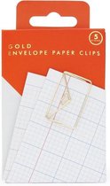 Suck Uk Paperclips Envelop 3,9 X 2,7 Cm Staal Goud 5 Stuks