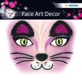 HERMA Face Art Sticker Chat Rose