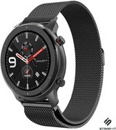 Milanees Smartwatch bandje - Geschikt voor  Xiaomi Amazfit GTR Milanese band - zwart - 42mm - Strap-it Horlogeband / Polsband / Armband