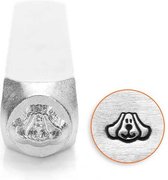 Slagstempel Hondenkop | Hoogte 6mm
