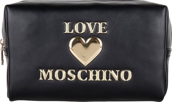 lezing kapperszaak Op de grond Love Moschino - Logo Portemonnee - Zwart - Dames | bol.com