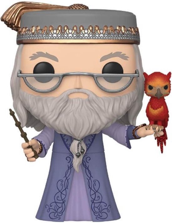 Funko Pop! Jumbo: Harry Potter - Dumbledore with Fawkes 10 Super Sized Pop!