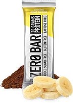 Biotech USA - Zero Bar Chocolade-Banaan (per doos: 20x50g)