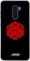 6F hoesje - geschikt voor Xiaomi Pocophone F1 -  Transparant TPU Case - D20 - Black #ffffff