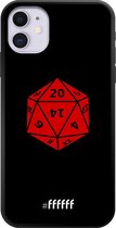 6F hoesje - geschikt voor iPhone 11 -  TPU Case - D20 - Black #ffffff