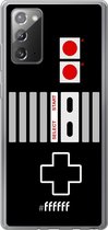 6F hoesje - geschikt voor Samsung Galaxy Note 20 -  Transparant TPU Case - NES Controller #ffffff