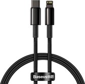Baseus - PD 20W USB-C naar Lightning kabel - 200cm - Zwart