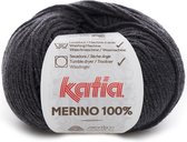 Katia Merino 100% - 503 - Donker grijs_ - 50 gr. = 102 m.