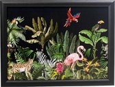 Schootkussen – Laptray – Jungle Zwart (43 x 33 cm)