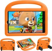 Case2go - Hoes geschikt voor Huawei Mediapad M5 / M6 - 8.4 inch - Schokbestendige case met handvat - Sparrow Kids Cover - Oranje