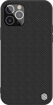 Nillkin - Hoesje geschikt voor Apple iPhone 12 / 12 Pro - Textured Case - Back Cover - Zwart