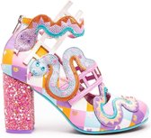 Irregular Choice Snakes N Adders 80's Pumps Roze