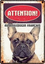 Plenty Gifts Waakbord Hond Bouledogue Francais 21 X 14,8 Cm (fr)