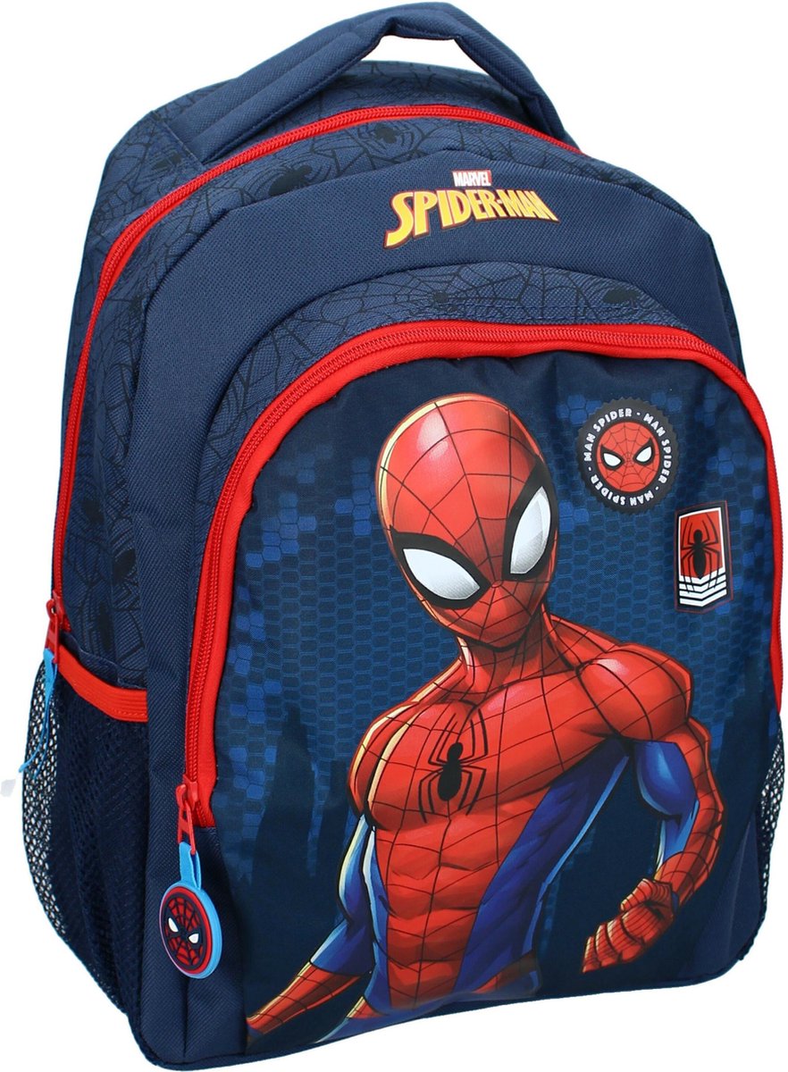 Spider-Man Be Strong Rugzak - 18 l - Navy Blauw