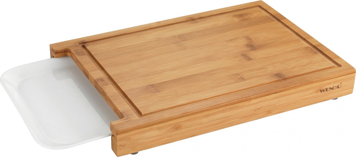 Wenko Snijplank Bruno 35 X 4 X 25 Cm Bamboe Naturel