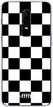 OnePlus 6 Hoesje Transparant TPU Case - Checkered Chique #ffffff