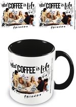 FRIENDS - Coffee is Life - Coloured Inner Mug 315ml