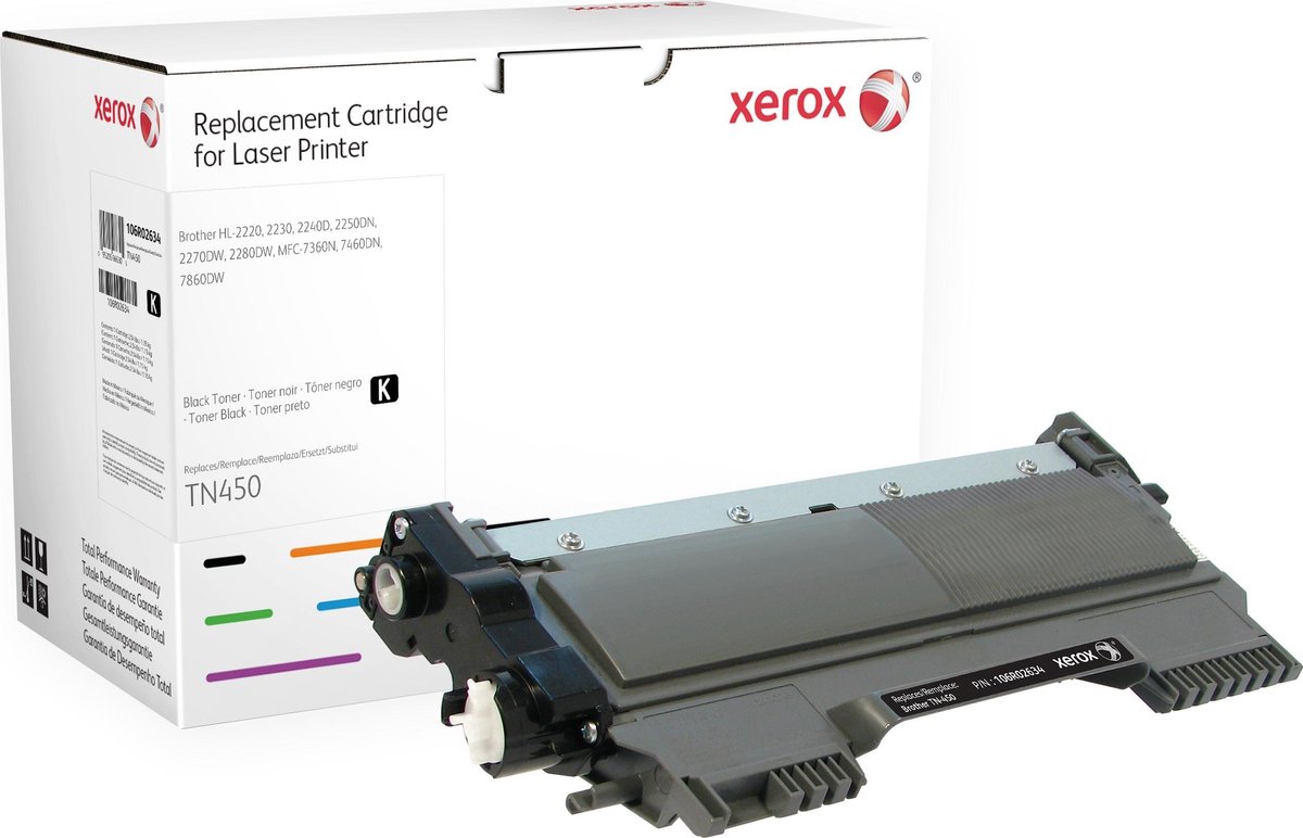 Xerox 106R02634 - Toner Cartridges / Zwart alternatief voor Brother TN2220