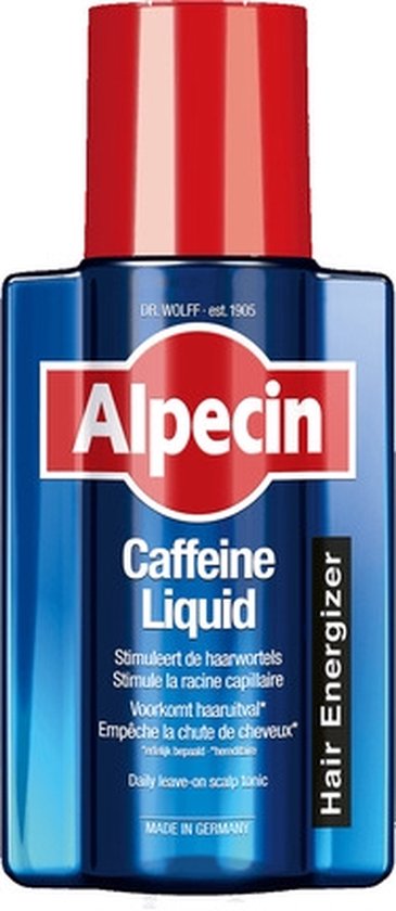 Alpecin Cafeïne Liquid Hair Tonic 200ml | Voorkomt haaruitval en ondersteunt de haargroei | Voor alle haar en hoofdhuid types