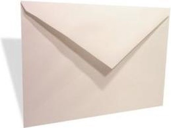 100 linnen enveloppen met lichte zijden voering in DIN lang = 220 x 110 mm, linnen papier enveloppen