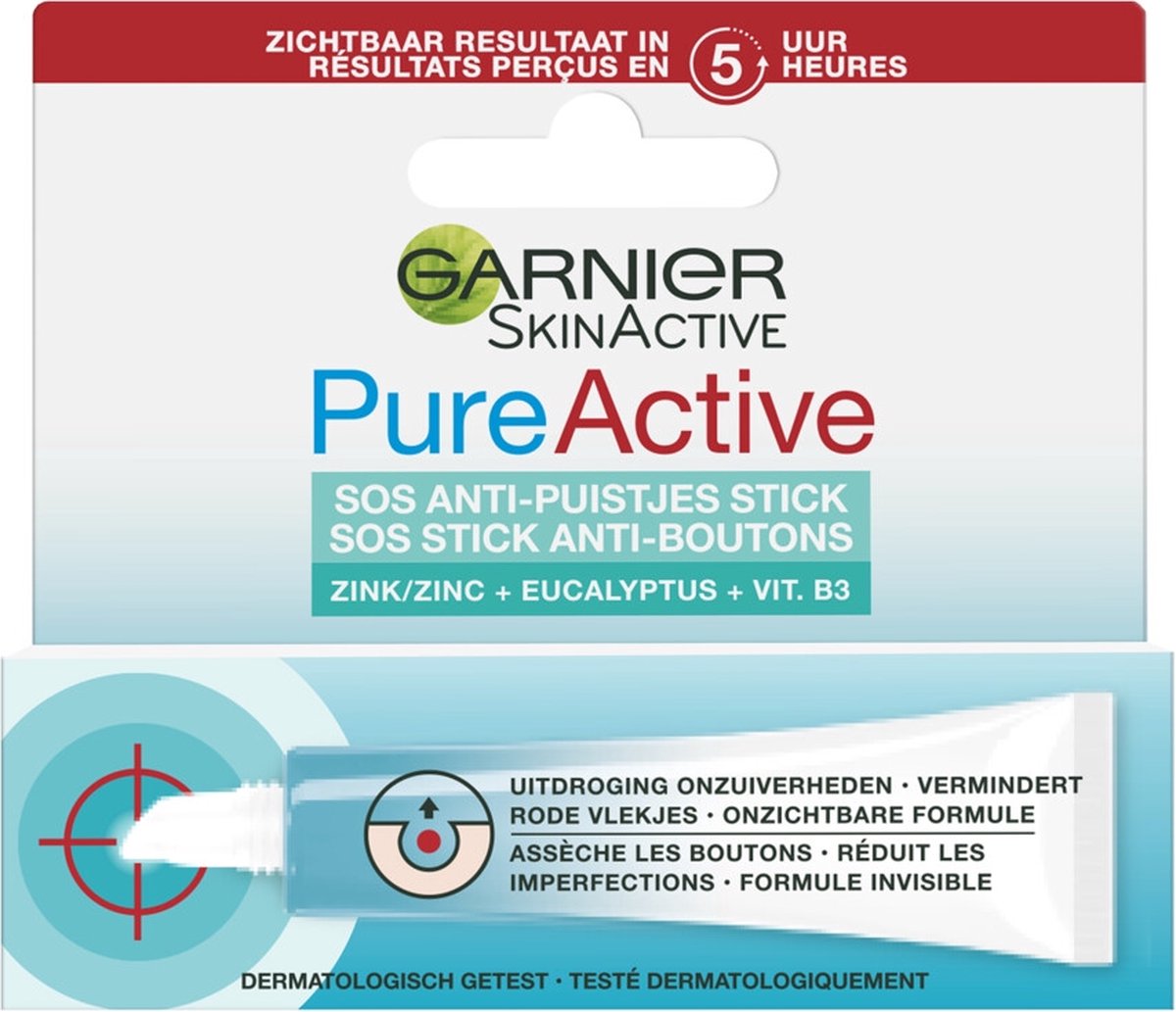 Garnier Skinactive Face SOS Anti-Puistjes Stick - 10 ml - Tegen  puistjes,... | bol.com