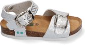 Bunnies JR Babette Beach Meisjes Sandalen - Wit/Zilver - Imitatieleer - Gesp