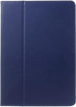 Shop4 - iPad 10.2 (2020) Hoes - Book Cover Lychee Donker Blauw