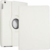 Case2go - Tablet hoes geschikt voor iPad 2020 - 10.2 Inch - Draaibare Book Case - Wit
