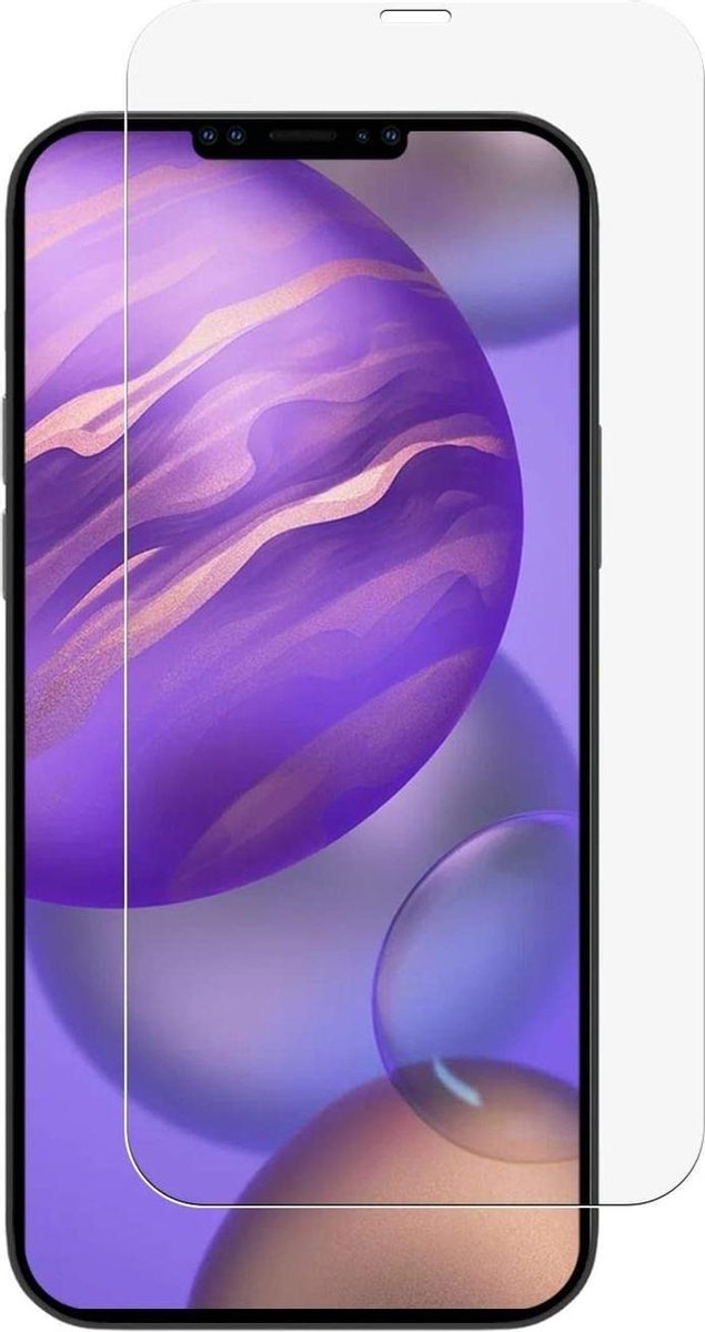 1x Screenprotector Geschikt Voor: iPhone 12 Pro Screen Protector [1-Pack] Tempered Glas Screenprotector