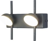 ADN Wandlamp LED 2x 165lm Zwart