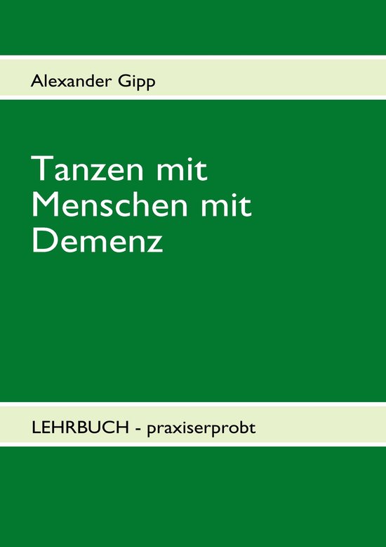 Tanzen mit Menschen mit Demenz - cover