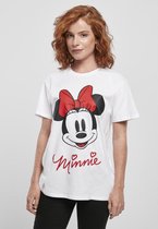 Merchcode Mickey Mouse Dames Tshirt -XL- Minnie Mouse Wit