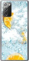 Samsung Galaxy Note 20 Hoesje Transparant TPU Case - Lemon Fresh #ffffff