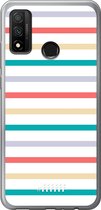 Huawei P Smart (2020) Hoesje Transparant TPU Case - Pastel Tracks #ffffff