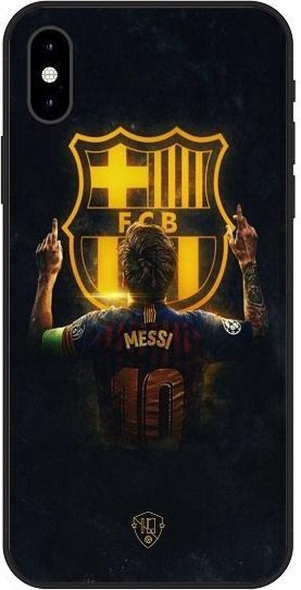 ader raken Meetbaar Messi FC Barcelona logo hoesje iPhone Xr softcase | bol.com