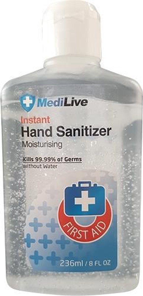 oriëntatie vergeven precedent Medipure Instant Hand Sanitizer - 236 ml - desinfecterende handgel - met  69% alcohol | bol.com
