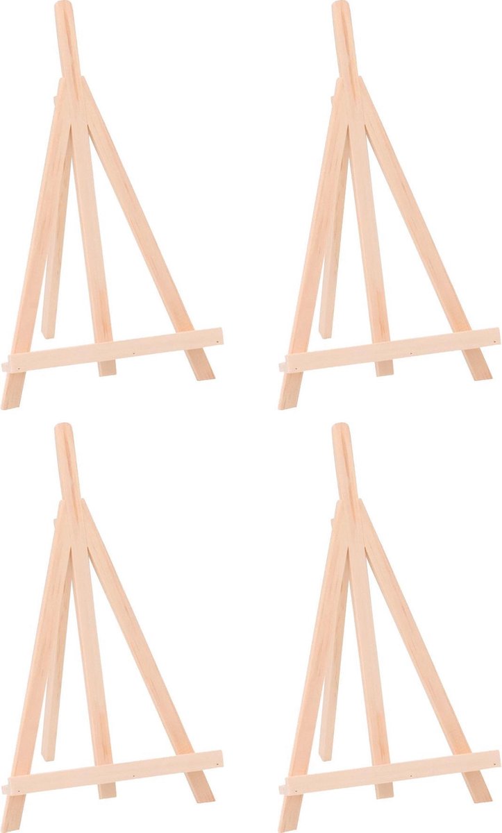 Kit De Peinture Avec 9 Mini Chevalets Et Toiles 10x10 Cm - Inclut Peintures Acryliques, Pinceaux, Palettes - DIY Pour Enfants Et Débutants - Cadeau Créatif