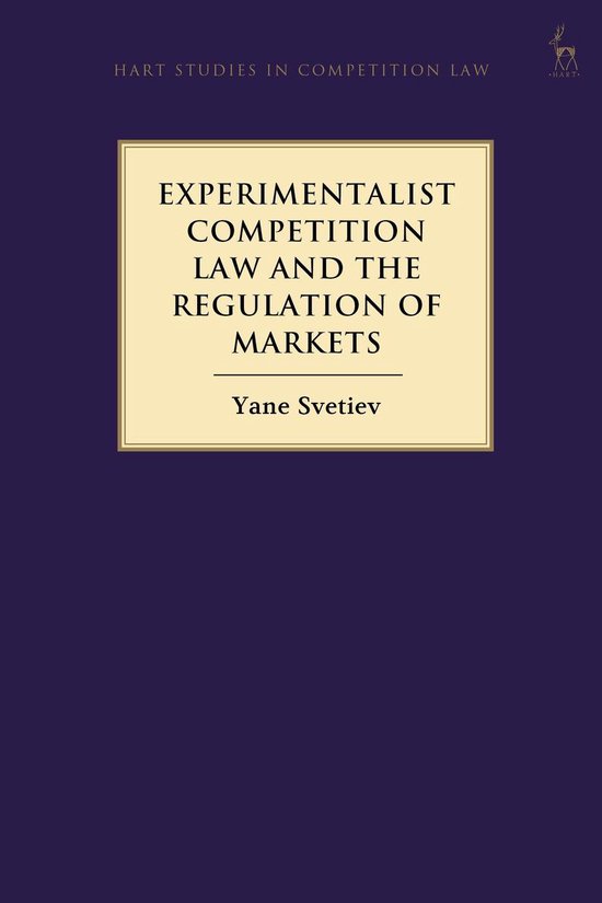 Hart Studies in Competition Law - Experimentalist Competitio ... - cover