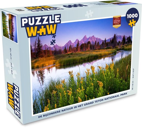 Puzzel De bijzondere natuur in het Grand Teton Nationaal park - Legpuzzel -  Puzzel... | bol.com