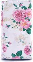 iPhone 6/6S bookcase leer hoesje hoesje - Floral